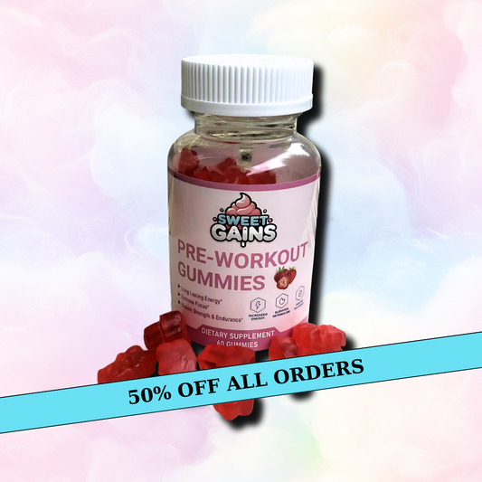 Pre-Workout Gummies  - Low Dose Caffeine plus Carbs